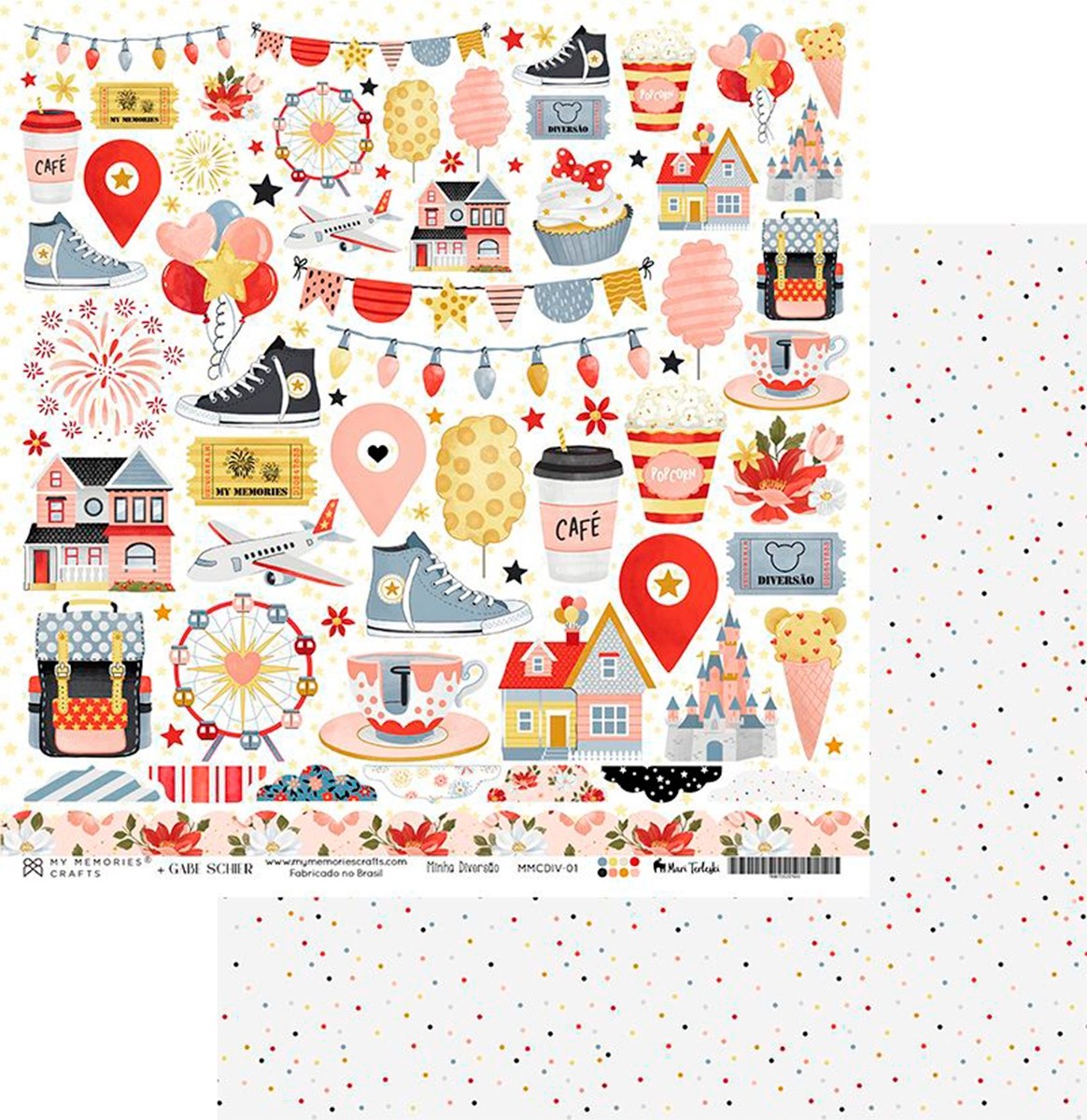 Coleção My Memories Crafts - Minha Diversão (12UN) | Loja do Papel