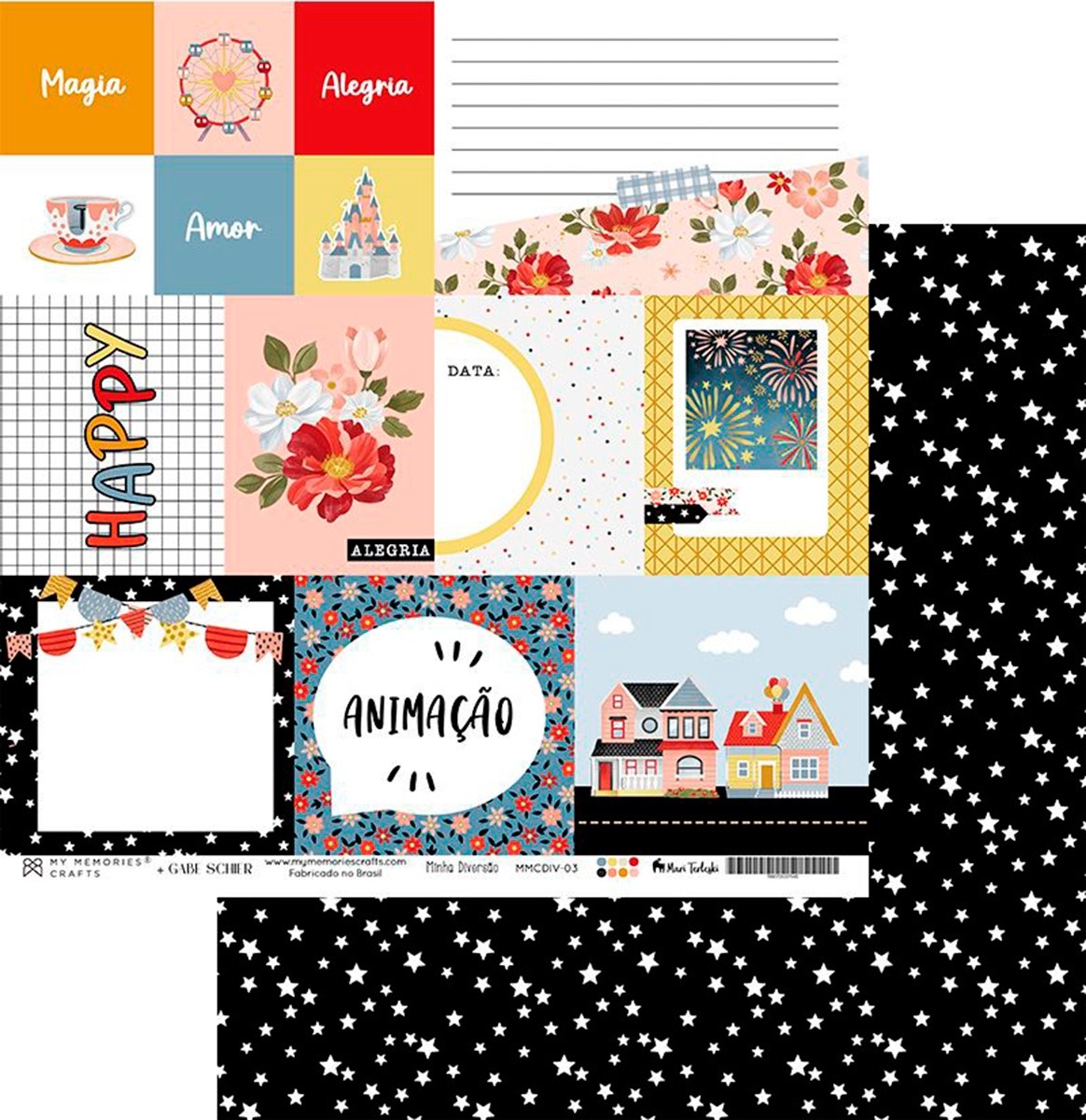 Coleção My Memories Crafts - Minha Diversão (12UN) | Loja do Papel