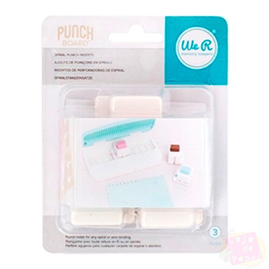 Refil Planner Punch Board Spiral Punch Inserts We R