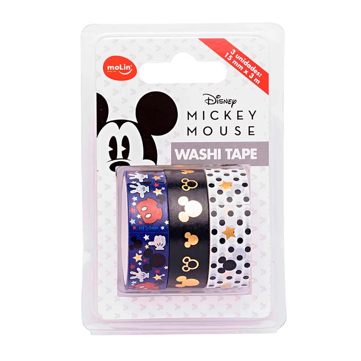 Washi Tape Molin - Disney Mickey Mouse | Loja do Papel Scrapbook