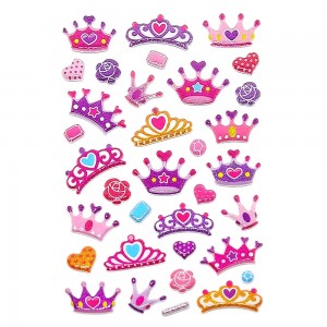 Adesivo Dimensional - Epoxy com Glitter - Coroas de Princesa