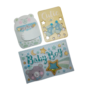 Kit Jollee's - Baby Boy 3D Journaling Cards