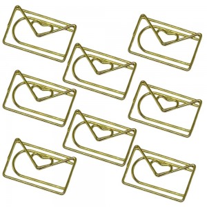 Clips em Metal - Envelope - Dourado (08UN)