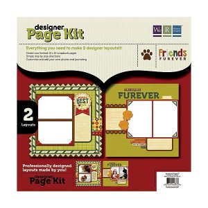 Kit Scrapbook We R - Designer Page Kit - Friends Furever