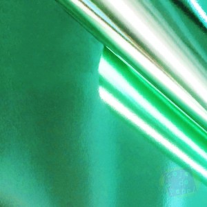 Papel Laminado Verde Tiffany Brilhante