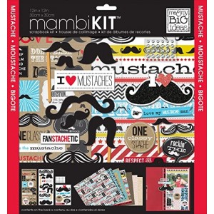Kit Scrapbook MAMBI - Mustache Madness