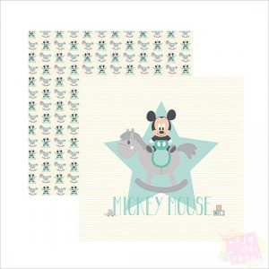 Papel TEC - Disney - Mickey Baby I Guirlanda