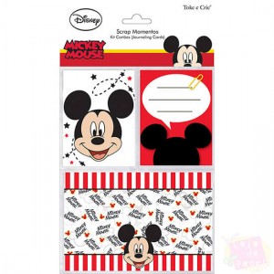 Scrap Momentos TEC - Disney - Kit Cartões Mickey Mouse