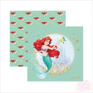 Papel TEC - Disney - Princesa Ariel I Guirlanda