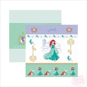 Papel TEC - Disney - Princesa Ariel I Cenário e Bandeirolas