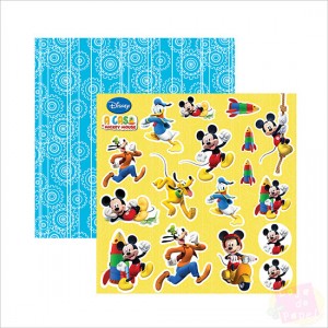 Papel TEC - Disney - A Casa do Mickey II Recortes
