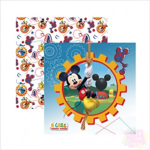 Papel TEC - Disney - A Casa do Mickey I Guirlanda