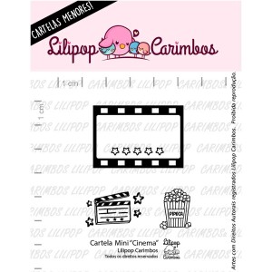 Carimbo de Silicone Mini - Lilipop - Cinema