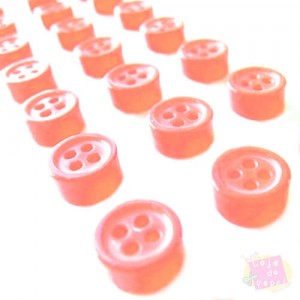 Botão PB Candy Dots - Peony