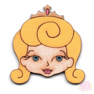 Botão G MDF - Princesa Aurora