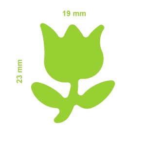 Furador Art & Montagem - Jumbo Flor Tulipa (Papel e EVA)