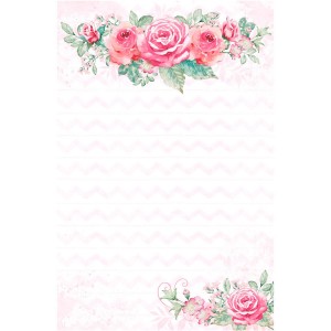 Papel de Carta - Litoarte - Coleção Rosas - 02