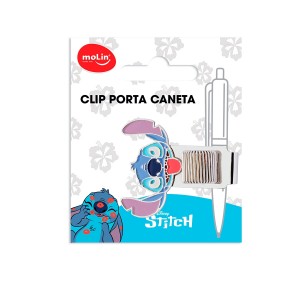 Clip Porta Caneta Molin - Disney Stitch