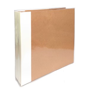 Álbum de Garra Grande Scrapbook - 30,5 x 30,5 cm - Marfim e Kraft