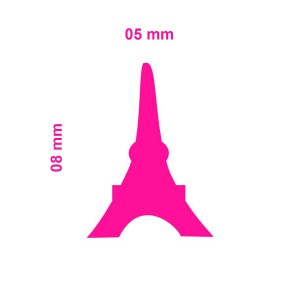 Furador Art & Montagem - Chaveiro Torre Eiffel (Papel)