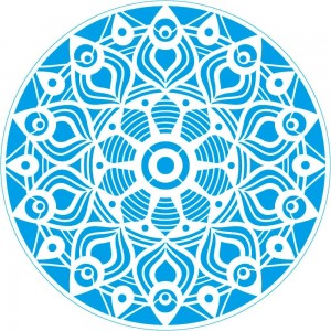 Stencil Litoarte - Mandala