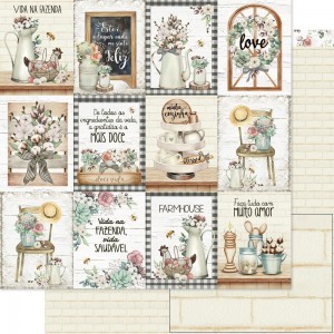 Papel LT - Country - Flores 82