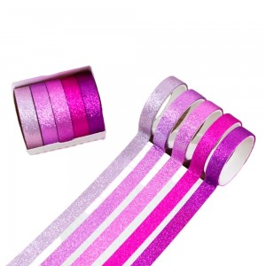 Kit Washi Tape - Glitter Rosa (05UN)